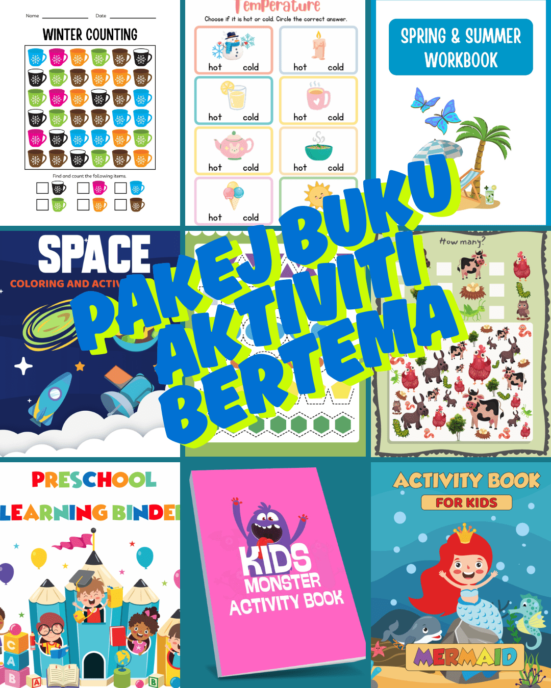 [Gambar Pakej Buku Aktiviti Bertema]